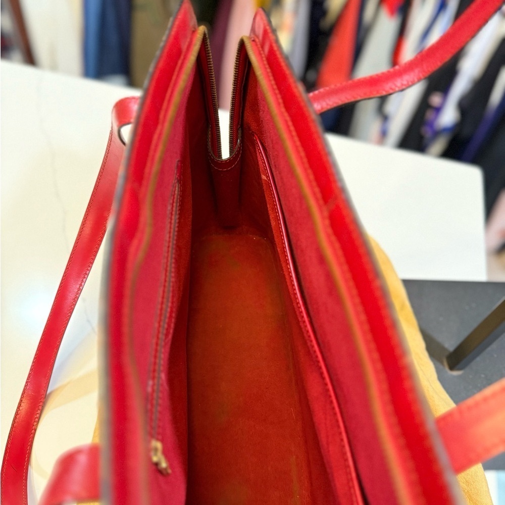 Louis Vuitton Lussac Epi 2way bag - Red Vintage - Picture 7 of 8
